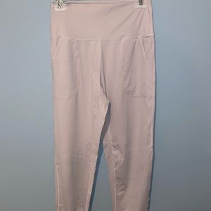 Blush pink joggers